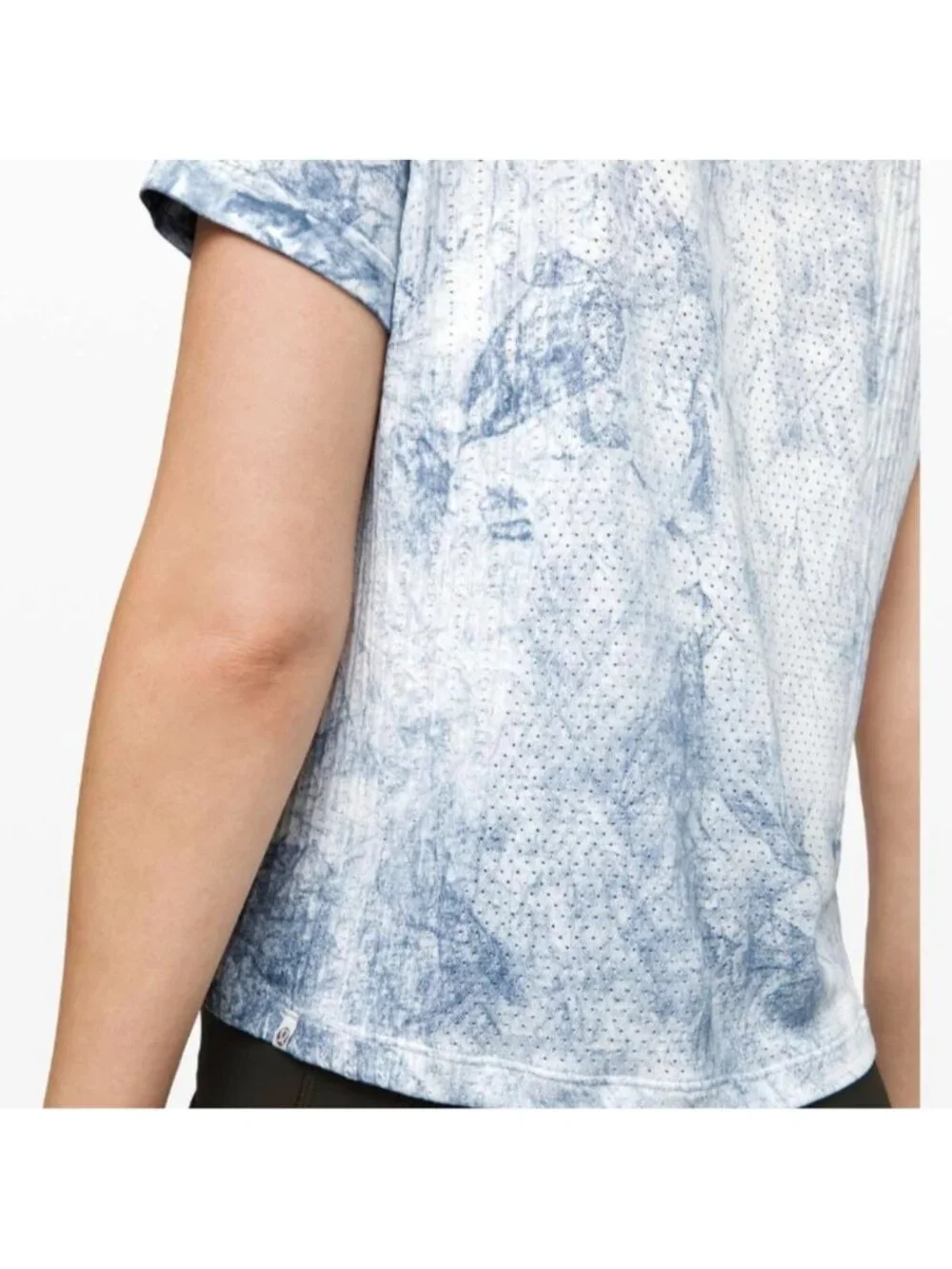 Lululemon Train to Be Short Sleeve White / Luna